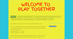 Desktop Screenshot of playtogethergalway.com
