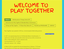 Tablet Screenshot of playtogethergalway.com